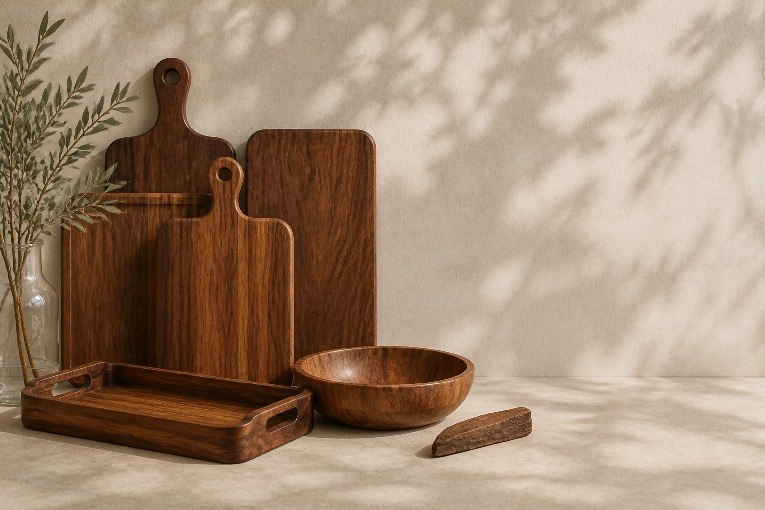 Editorial wooden kitchenware story placeholder